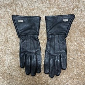 Harley Davidson Leather Gloves Motorcycle Riding